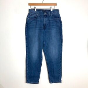 Lucky brand drew high rise mom jean ladies casual denim jeans size 8/29 ankle